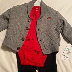 Carters baby boy 3 piece Christmas 🎄 outfit